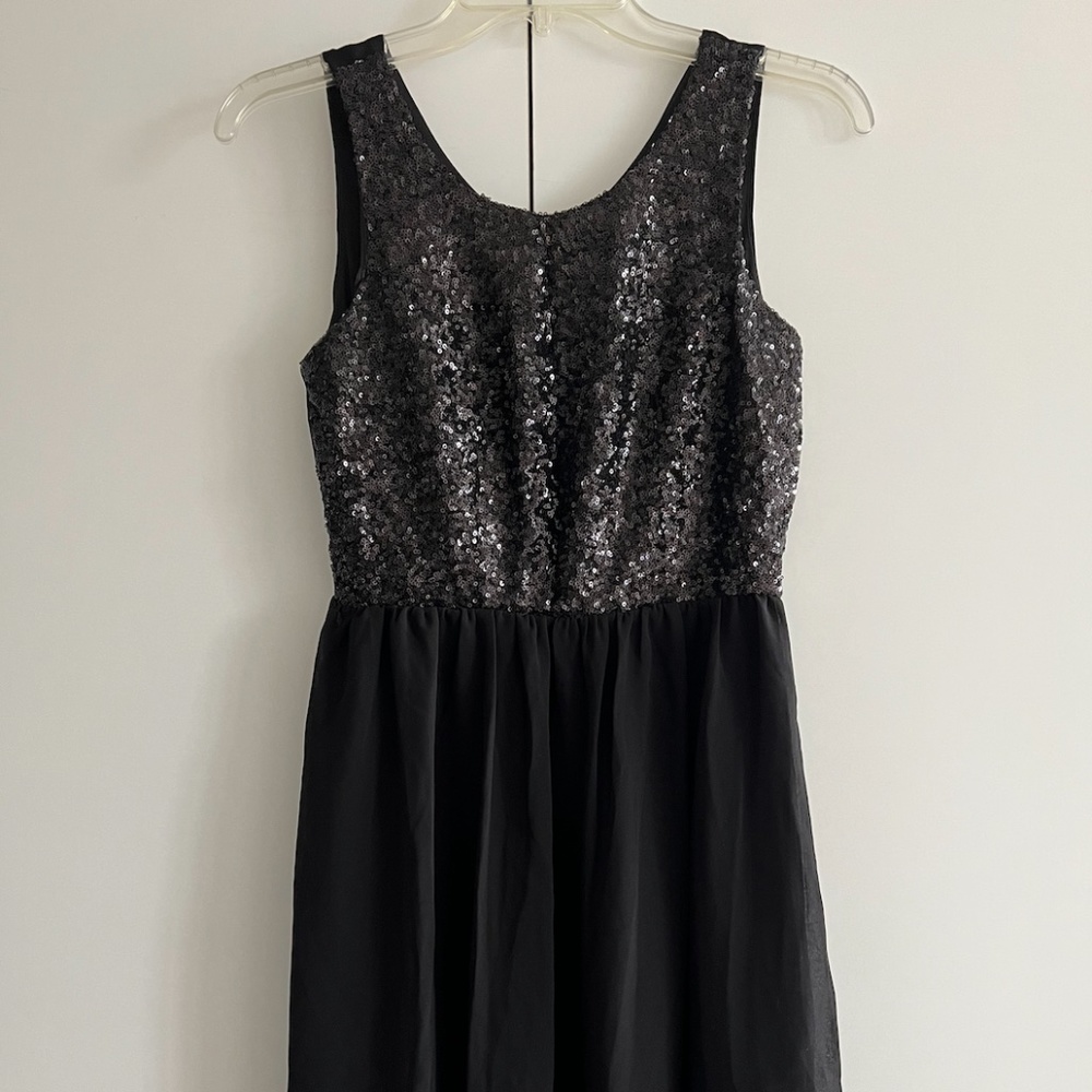 Black sequin dress, Size Small